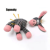 Fun Donkey-Shaped Dog Chew Toy – Soft, Squeaky & Durable for Puppies and Dogs 🐶